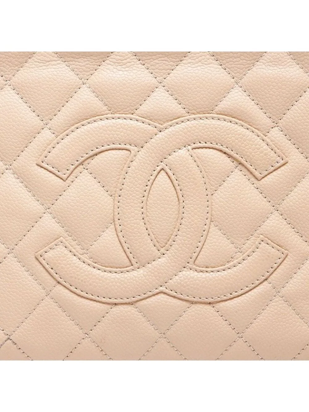★SOLD★ Chanel Shoulder Bag CC Logo Quilted Caviar Leather Chain - Picture 8 of 10